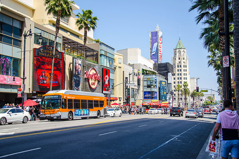 Image of walk of fame in hollywood