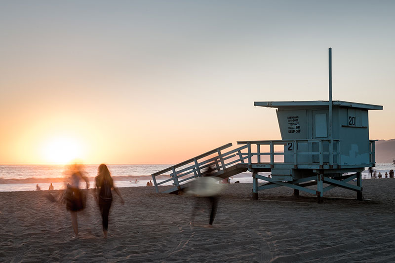 Image of santa monica beach